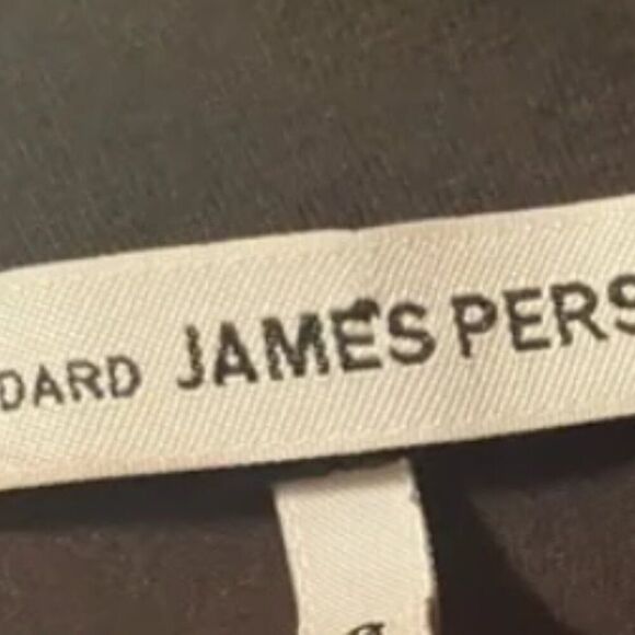 James Perse Standard Designer Supima Mock Neck Long Sleeve Knit Turtleneck Top - Picture 3 of 4